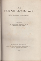 THE FRENCH CLASSIC AGE